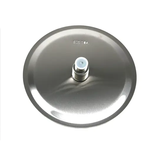 Душевая система MELANA-610107 Tondo нерж.сталь, с тропическим душем, лейкой и смесителем