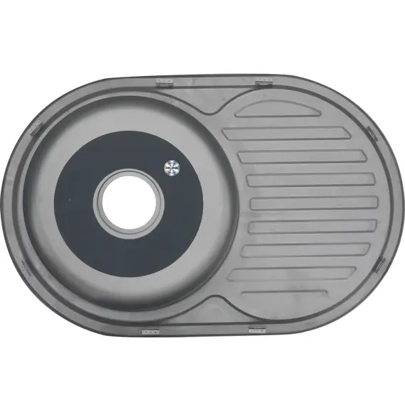 Мойка 7750 U MELANA 0,6/0,8/180 врезная  с сифоном