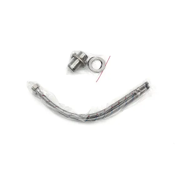 Смеситель д/ум MELANA-610601 Paola Hi-tech нерж.сталь, однорычажный, сатин, литой излив