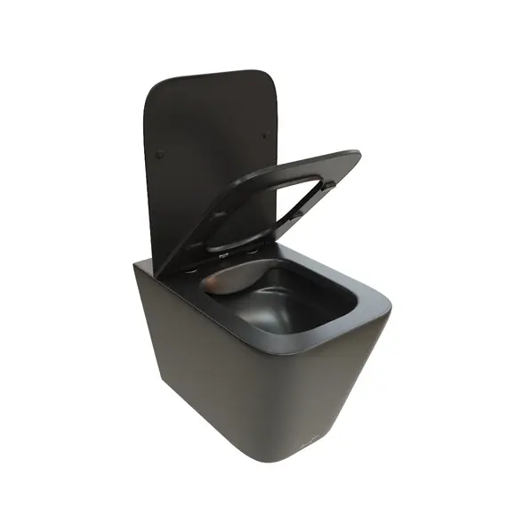 Унитаз Ceruttispa  MAIELLA Aria MB CT9163 подвесной безободковый черный матовый