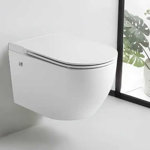 Унитаз Ceruttispa CT10193 SELLA Aria Pulse подвесной с функцией импульсного смыва, безободковый