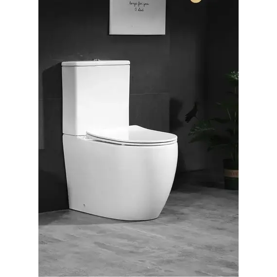 Унитаз Ceruttispa ORLTER CT9867  напольный безободковый белый