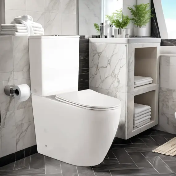 Унитаз Ceruttispa  CT8709 BELLA напольный безободковый высокий