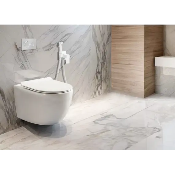 Унитаз Ceruttispa CT10582 CLIO Aria Tornado подвесной безободковый белый