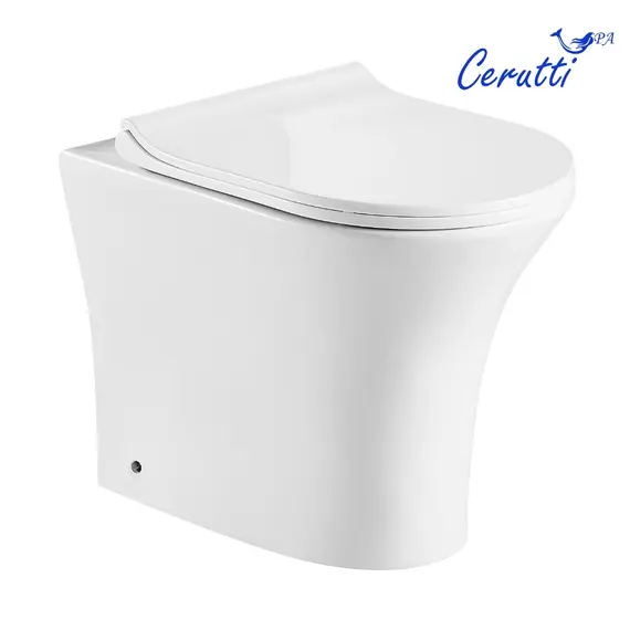 Унитаз Ceruttispa CT7842 BERNINA F приставной безободковый