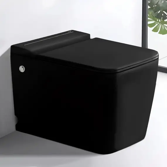 Унитаз Ceruttispa CT10197 MAIELLA Pulse MB приставной с функцией импульсного смыва, , безободковый