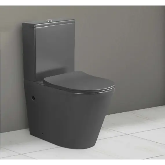 Унитаз Ceruttispa SELLA MB CT9865  напольный безободковый черный матовый