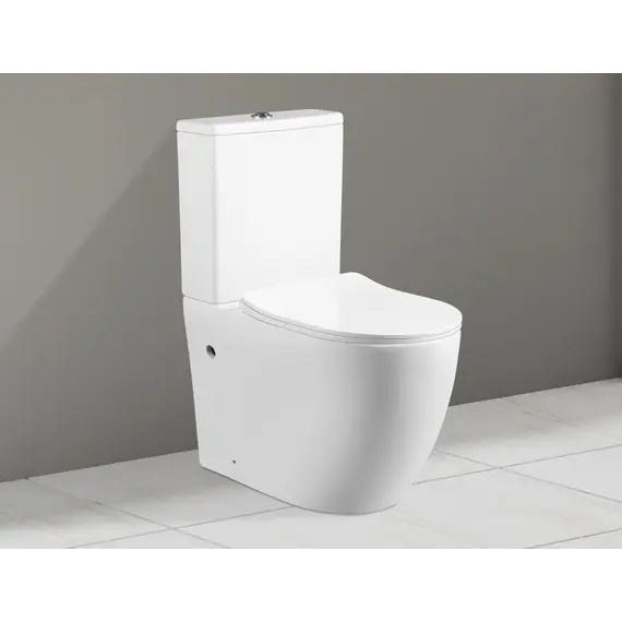 Унитаз Ceruttispa ORLTER CT9867  напольный безободковый белый