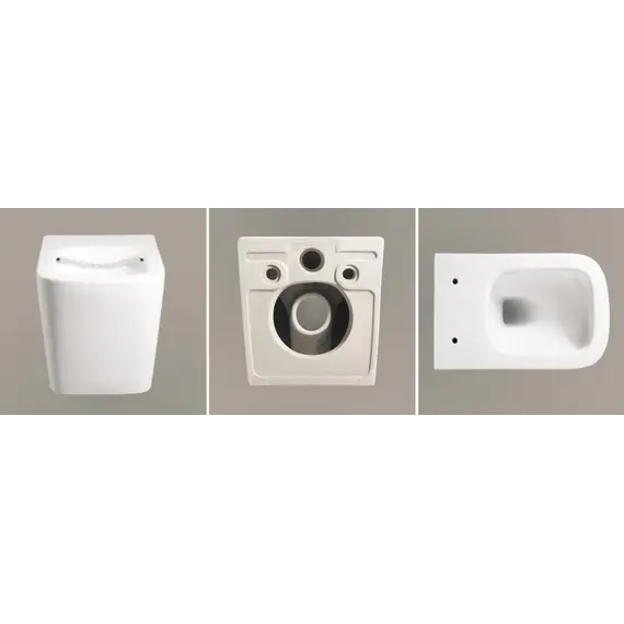 Унитаз Ceruttispa CT10479  MAIELLA Aria PP подвесной безободковый