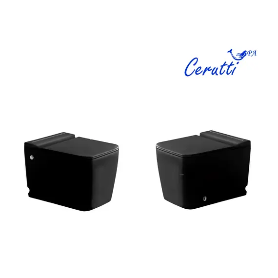 Унитаз Ceruttispa CT10197 MAIELLA Pulse MB приставной с функцией импульсного смыва, , безободковый