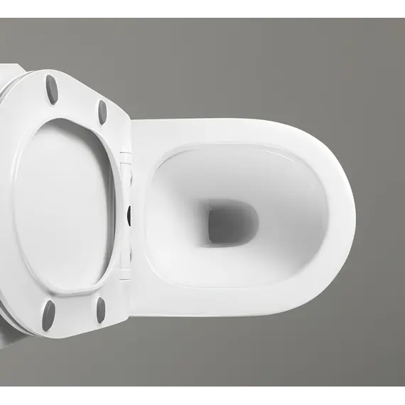 Унитаз Ceruttispa ORLTER CT9867  напольный безободковый белый