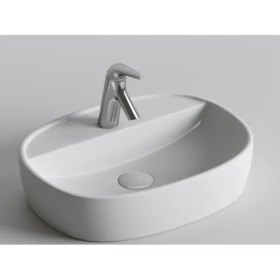 Умывальник Ceramica Nova накладной Element 500*380*120мм, с плоскостью под смеситель