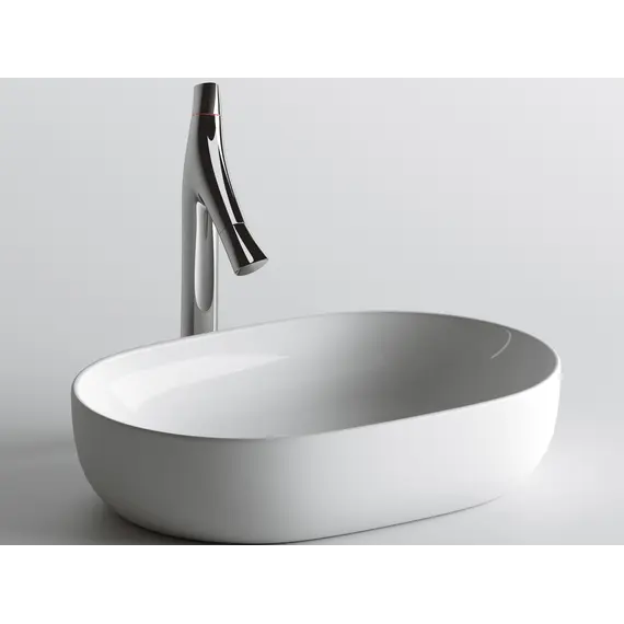 Умывальник чаша Ceramica Nova накладная овальная Element 600*415*135мм