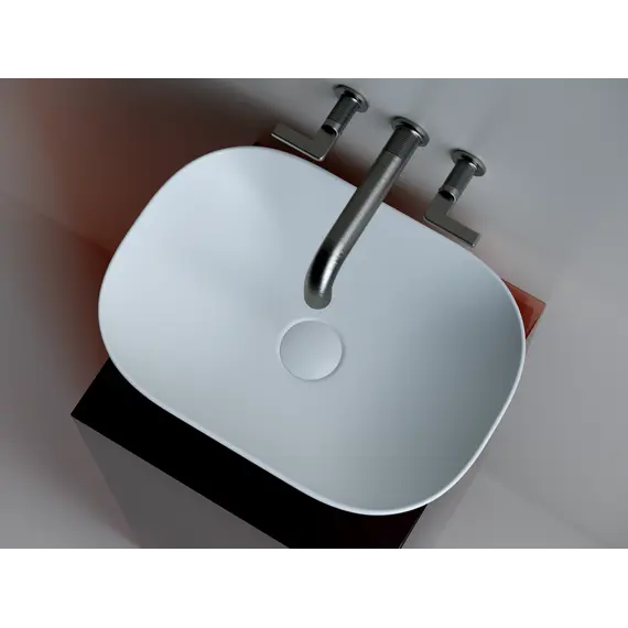 Умывальник чаша Ceramica Nova накладная (Белый Матовый) Element 455*325*135мм