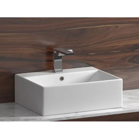 Умывальник чаша Ceramica Nova накладная прямоугольная Element 500*410*160мм