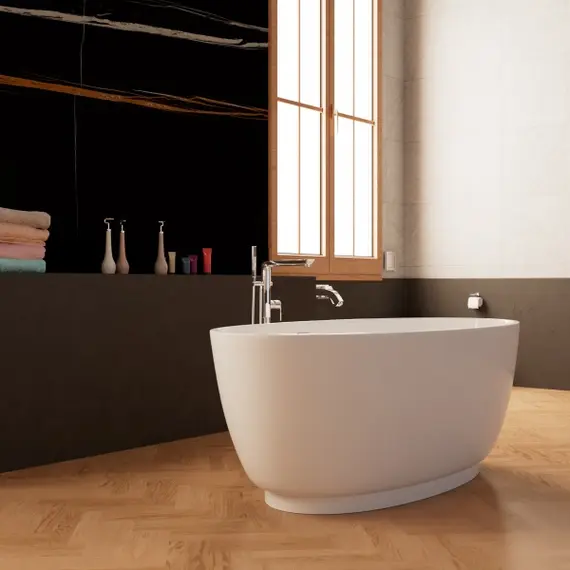 Отдельностоящая ванна Frank F6015/6016  White