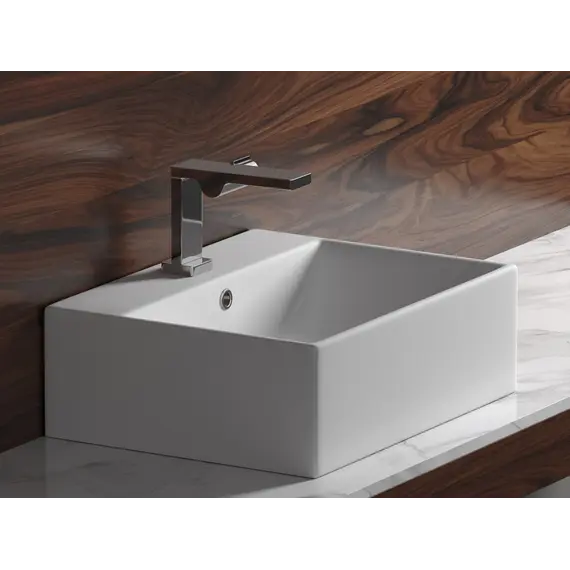 Умывальник чаша Ceramica Nova накладная прямоугольная Element 500*410*160мм