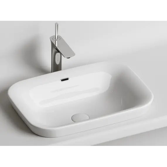 Умывальник Ceramica Nova прямоугольный встраиваемый сверху в столешницу Element 580*400*150мм