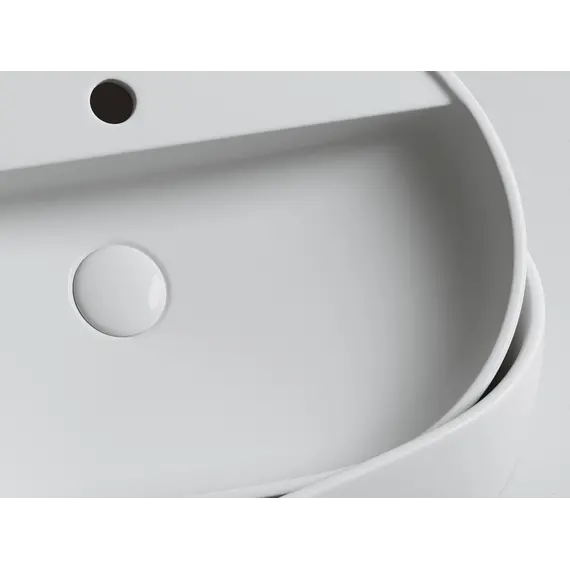 Умывальник Ceramica Nova накладной Element 600*400*125мм, с плоскостью под смеситель