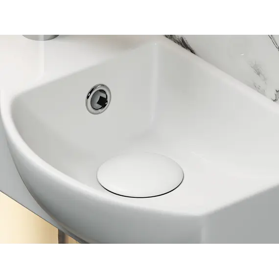 Умывальник Ceramica Nova CN6039 L/R подвесной прямоугольный  с крепежом  Element 400*220*120мм