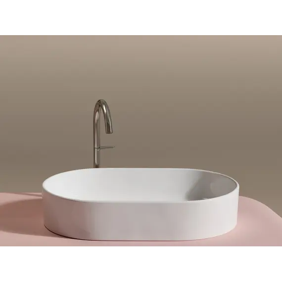 Умывальник чаша Ceramica Nova накладная овальная Element 608*385*122мм