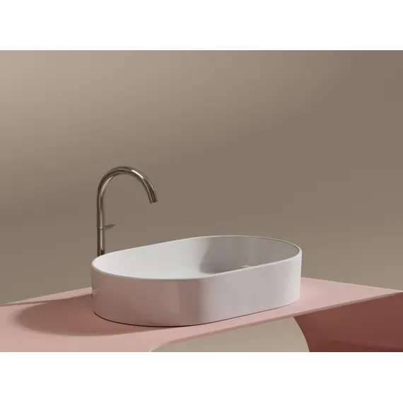 Умывальник чаша Ceramica Nova накладная овальная Element 608*385*122мм