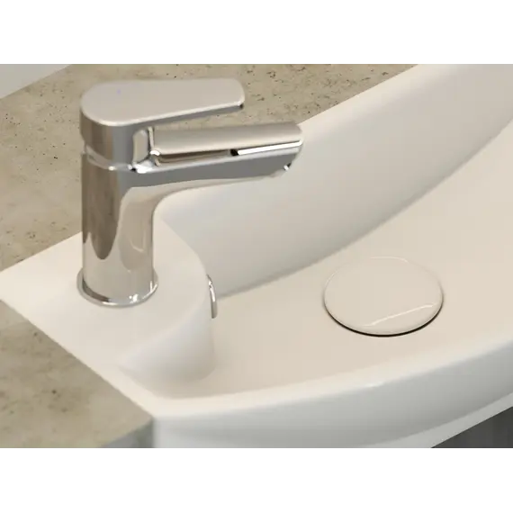 Умывальник Ceramica Nova подвесной прямоугольный с крепежом L/R Element 455*220*130мм