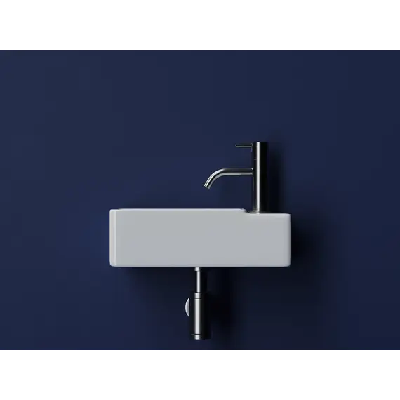 Ceramica Nova Умывальник подвесной прямоугольный (чаша слева, отверстие под смеситель справа) Element 395*220*125мм