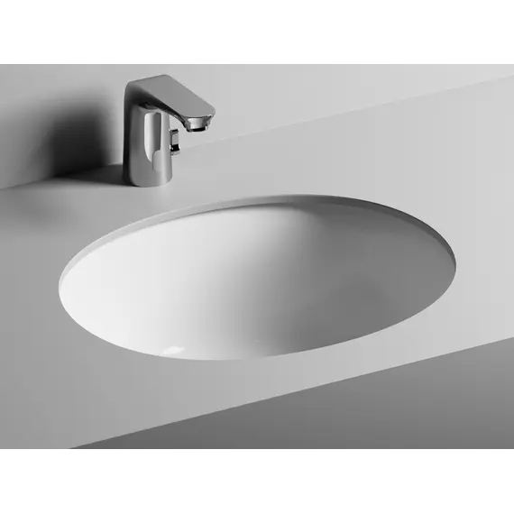 Умывальник Ceramica Nova овальный встраиваемый под столешницу Element 510*420*195мм, с крепежом и шаблоном для установки