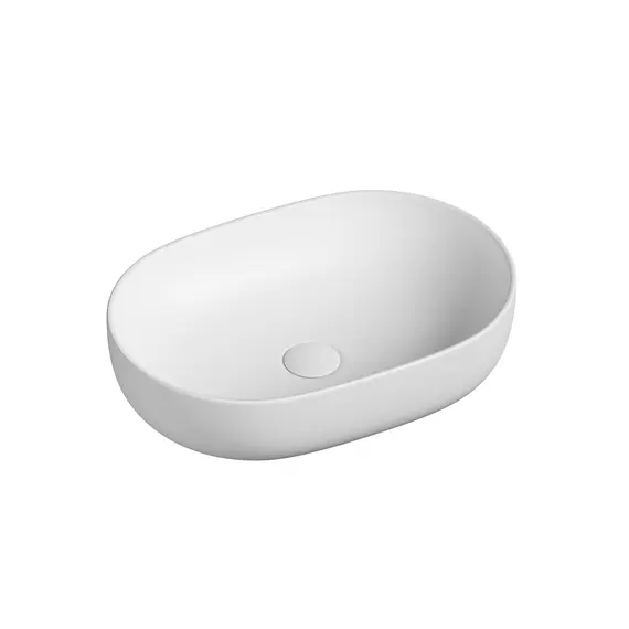 Умывальник чаша Ceramica Nova накладная овальная (цвет Белый Матовый) Element 600*415*135мм