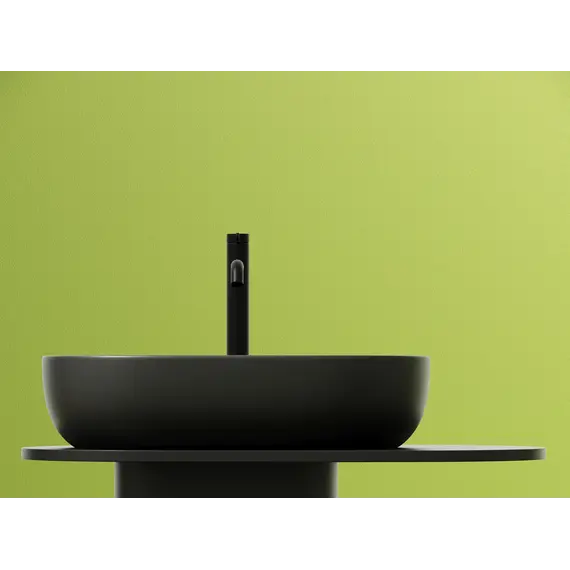 Умывальник чаша Ceramica Nova накладная овальная (цвет Темный Антрацит Матовый) Element 600*415*135мм