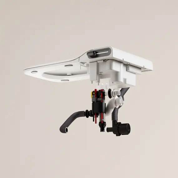 Электронный унитаз-биде ABBER Rechteck AC1215S подвесной белый