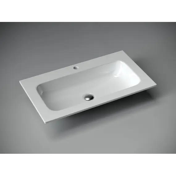 Раковина накладная Ceramica Nova Grace с отверстием под смеситель 810*457*137 мм