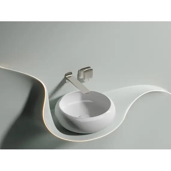 Умывальник чаша Ceramica Nova накладная круглая Element 360*360*120мм
