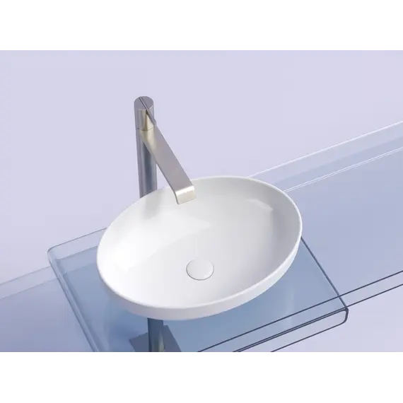 Умывальник чаша Ceramica Nova накладная овальная Element 502*363*145мм
