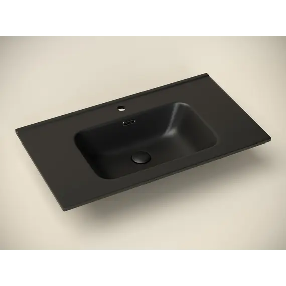 Умывальник Ceramica Nova накладной прямоугольный (цвет Черный Матовый) Element 810*465*180мм