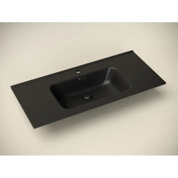Умывальник Ceramica Nova накладной прямоугольный (цвет Черный Матовый) Element 1010*465*180мм