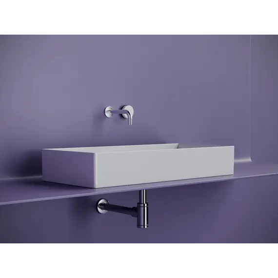 Раковина Ceramica Nova накладная прямоугольная 801*361*130, без перелива, цвет белый