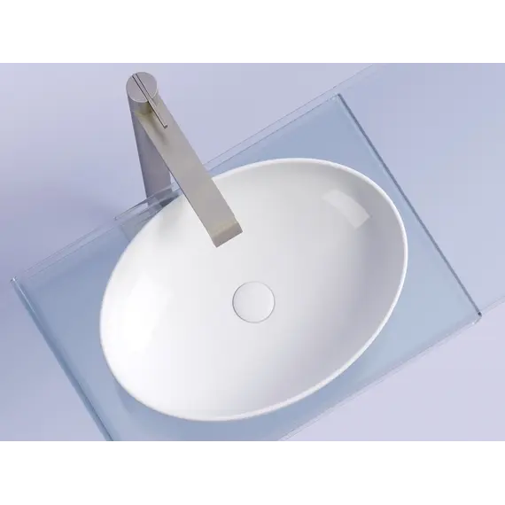 Умывальник чаша Ceramica Nova накладная овальная Element 502*363*145мм