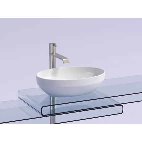 Умывальник чаша Ceramica Nova накладная овальная Element 502*363*145мм