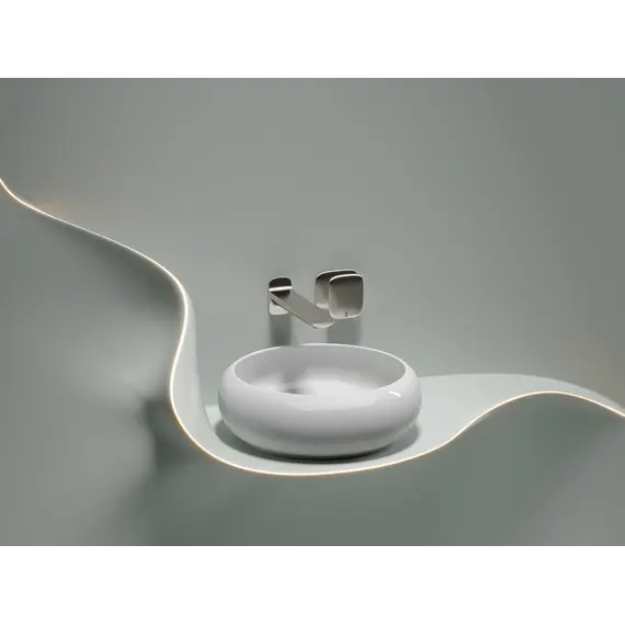 Умывальник чаша Ceramica Nova накладная круглая Element 360*360*120мм