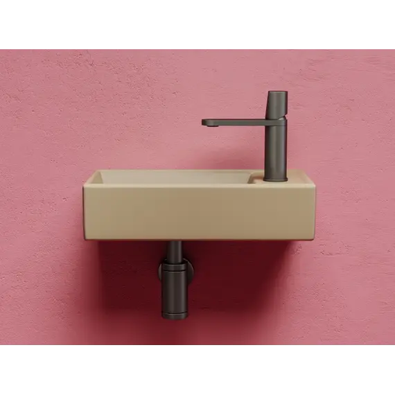 Умывальник подвесной Ceramica Nova L/R, капучино матовый Element 407*217*100