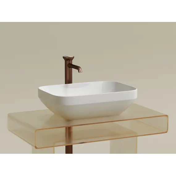 Умывальник чаша Ceramica Nova накладная прямоугольная Element 500*359*145мм