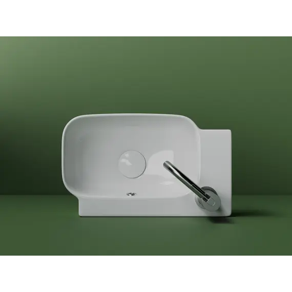 Рукомойник Ceramica Nova подвесной L/R  403*249*140, с отверстием под смеситель , с системой перелива