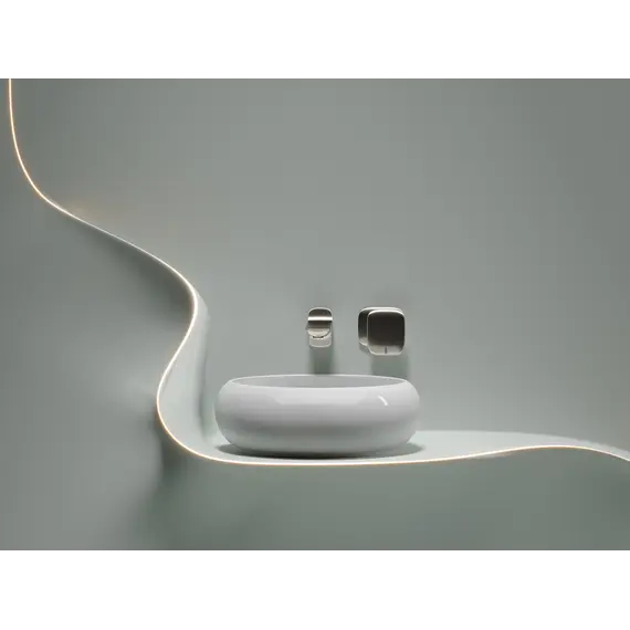 Умывальник чаша Ceramica Nova накладная круглая Element 360*360*120мм