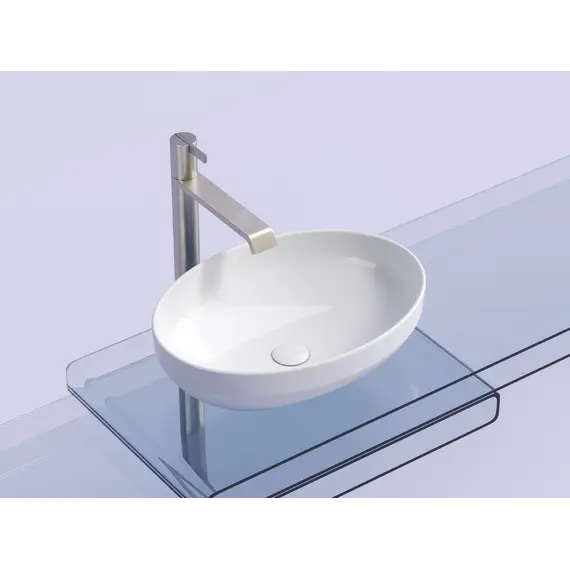 Умывальник чаша Ceramica Nova накладная овальная Element 502*363*145мм