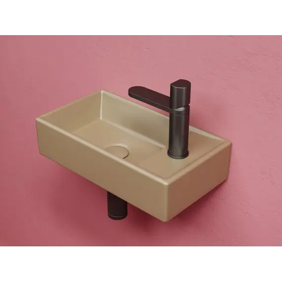 Умывальник подвесной Ceramica Nova L/R, капучино матовый Element 407*217*100