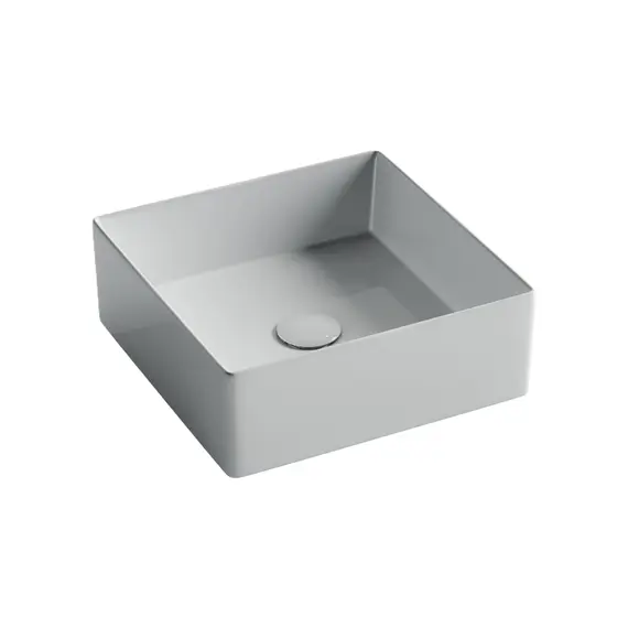 Раковина Ceramica Nova накладная квадратная 361*361*130, без перелива, цвет белый, арт.СN6068