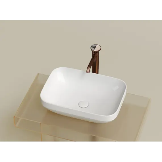 Умывальник чаша Ceramica Nova накладная прямоугольная Element 500*359*145мм