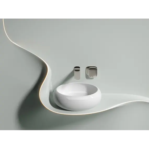 Умывальник чаша Ceramica Nova накладная круглая Element 360*360*120мм